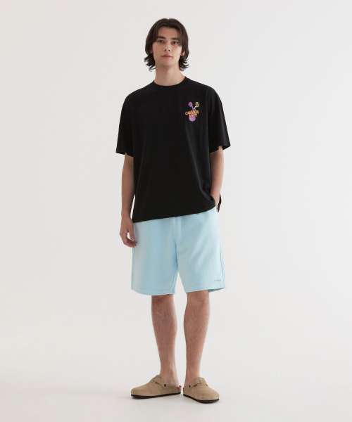 COVERNAT(カバーナット)の「レギュラースモールアセンティックダイイングスウェットショーツスカイブルー(その他パンツ・レディース・その他・SMALL/MEDIUM/LARGE/X-LARGE)」の4枚目の写真