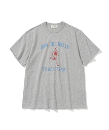 UNIFORM BRIDGE（ユニフォームブリッジ）の「bowling green slub s/s tee 8% melange grey（Tシャツ/カットソー）」