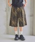 PBLIM（ページボーイリム）の「《UNISEX》ワイドハーフパンツ　レオパード/リアルツリー（デニムパンツ・MEDIUM）」