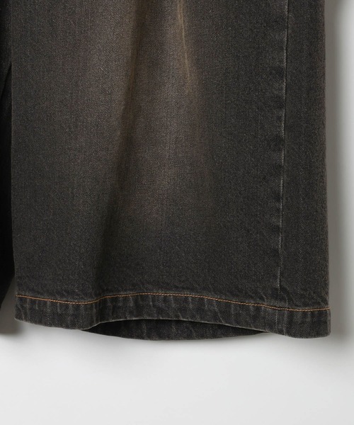 PBLIM（ページボーイリム）の「《UNISEX》ワイドハーフパンツ（デニムパンツ・レディース・ブルー/ブラック/レオパード/リアルツリーカモ・MEDIUM/LARGE）」の13枚目の写真