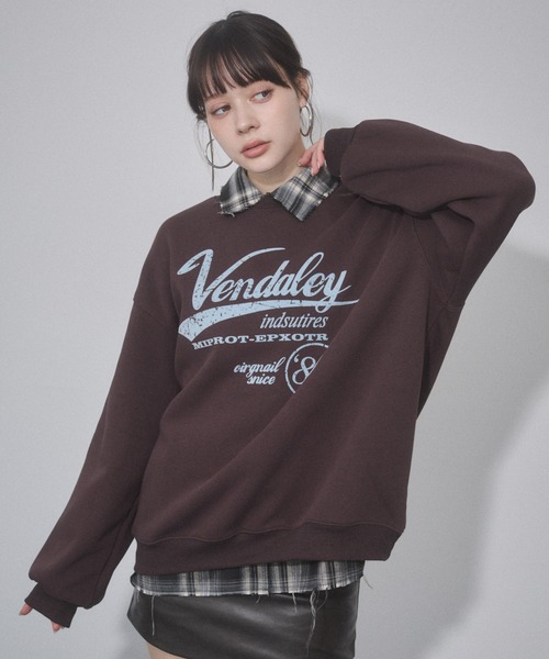 ENVYM（アンビー）の「ヴィンテージプリントオーバーサイズスウェット（スウェット・レディース・グレー/レッド/ブラウン/ブラック・FREE）」の20枚目の写真