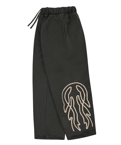 WESTERN ROPE SWEATPANTS (PIGMENT CHARCOAL)