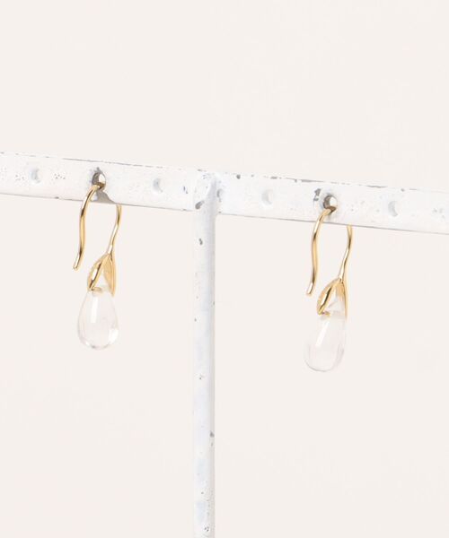novice（ノーヴィス）の「【novice】 Drop Stone Pierce［Silver925］（ピアス（両耳用）・レディース・シルバー系その他/ゴールド系その他/ゴールド系その他2/シルバー系その他2・FREE）」の20枚目の写真