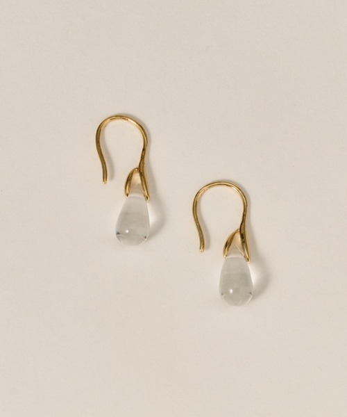 novice（ノーヴィス）の「【novice】 Drop Stone Pierce［Silver925］（ピアス（両耳用）・レディース・シルバー系その他/ゴールド系その他/ゴールド系その他2/シルバー系その他2・FREE）」の5枚目の写真