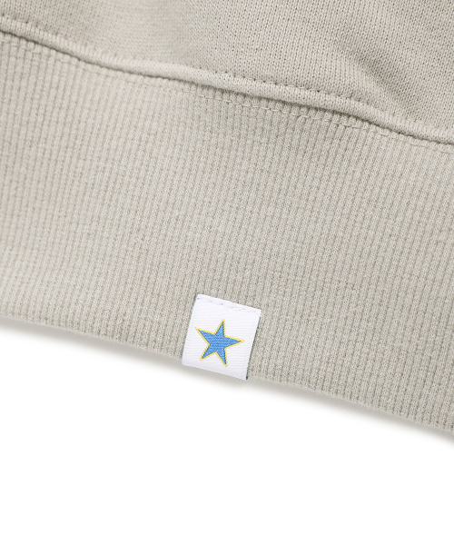 Cavish(カビシ)の「FLAG ANGELS HOODIE ASH(CV2EFUM403A)(パーカー・レディース・ライトグレー・SMALL/LARGE/X-LARGE)」の6枚目の写真