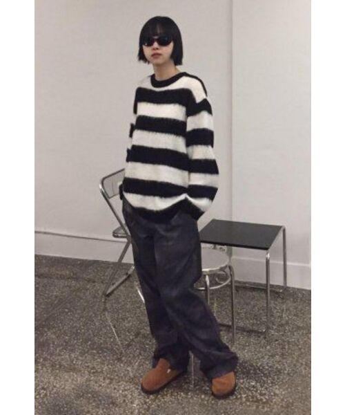 VASTIC(バスティック)の「ブラシストライプニット_ブラック/ホワイト(ニット/セーター・メンズ・その他・MEDIUM/LARGE)」の18枚目の写真
