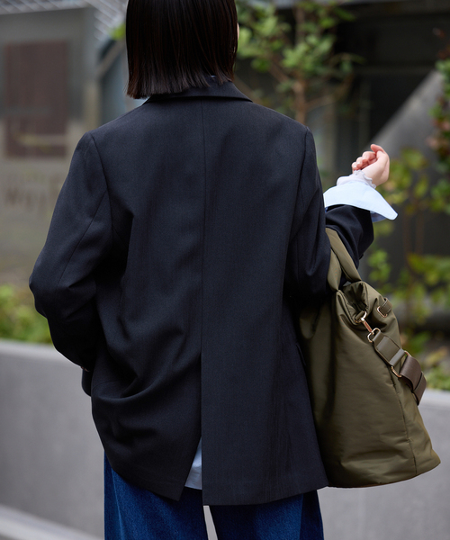 セットアップ対応可/追加2》ウォッシャブルツイルダブルジャケット