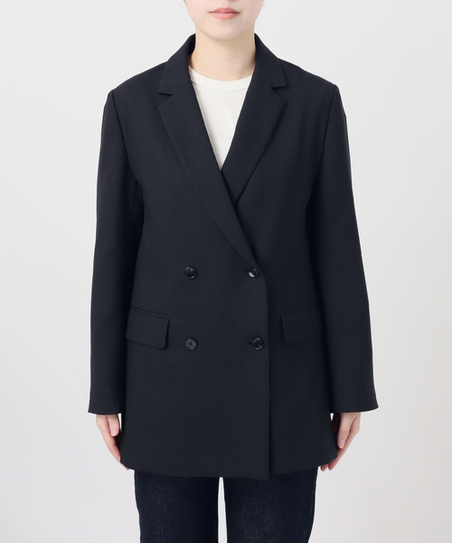 セットアップ対応可/追加2》ウォッシャブルツイルダブルジャケット