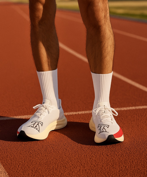 ODDSOCKS（オッドソックス）の「[3PACK] クールマックスクッショニングカラーロニングクルーソックス-ホワイトセット（スポーツグッズ・レディース・その他・M23cm～25cm/L25cm～27cm）」の2枚目の写真