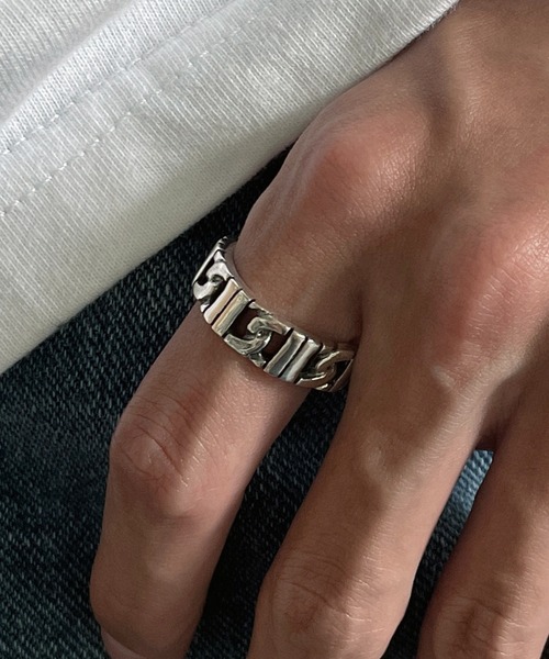 MAISON CLUB（メゾンクラブ）の「【MAISON CLUB】Belt Design Silver925 Ring / ベルトデザインリング シルバー925 KUN（リング・メンズ・シルバー・15 ）」の3枚目の写真
