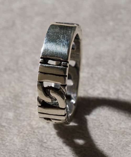 MAISON CLUB（メゾンクラブ）の「【MAISON CLUB】Belt Design Silver925 Ring / ベルトデザインリング シルバー925 KUN（リング・メンズ・シルバー・15 ）」の6枚目の写真