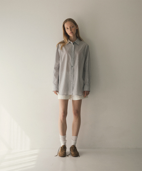 ANOTHER OFFICE WOMEN(アナザー オフィス ウーマン)の「w. Bush Herringbone Shorts (White)(その他パンツ・レディース・その他・34/36)」の5枚目の写真
