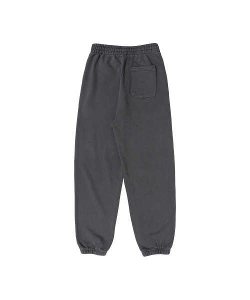 BECANVAS（ビキャンバス）の「BECANVAS PIGMENT DYDE OVERFIT JOGGER SEWATPANTS (CHARCOAL)（スウェットパンツ・レディース・ダークグレー・SMALL/MEDIUM/LARGE）」の2枚目の写真