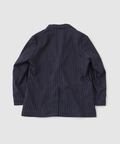 JOINT WORKS（ジョイントワークス）の「J ダブルストライプジャケット（テーラードジャケット・メンズ・チャコールグレー/ネイビー・MEDIUM/LARGE）」の9枚目の写真