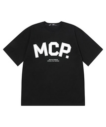 CRISCELO（クリスチェロ）の「MCP アーチロゴ_ブラック20番手オーバーサイズ（Tシャツ/カットソー）」
