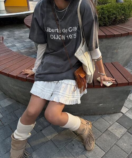 KANEITEI(カネイテイ)の「ディジョン ショートスリーブ(ホワイト)(Tシャツ/カットソー・レディース・ホワイト・MEDIUM/LARGE/X-LARGE)」の2枚目の写真