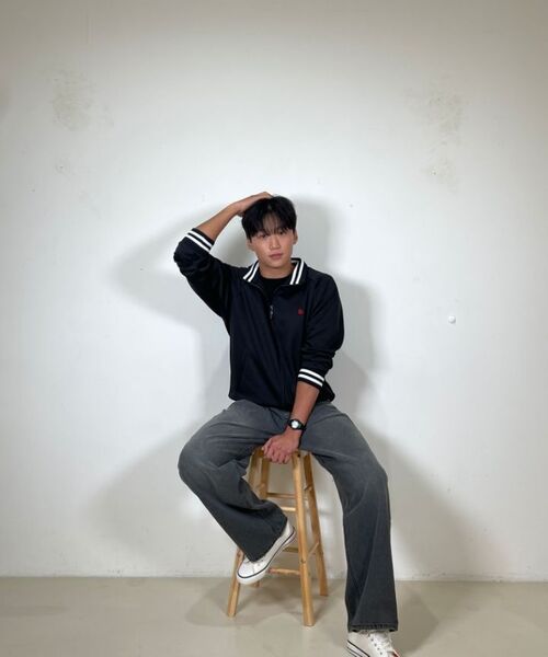 LENGAGEMENT（ランガージュマン）の「スモールハートスタジアムトラックトップジャージ [ネイビー]（ジャージ・レディース・ネイビー・SMALL/MEDIUM/LARGE）」の10枚目の写真