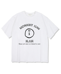 12M.AMロゴ半袖Tシャツホワイト