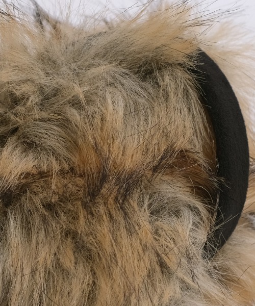 shopnikoniko(ショップニコニコ)の「耳当て イヤーマフ イヤマフ ボリューム MIXフェイクファー 耳あて イヤーマフラー(イヤーマフ・レディース・ブラウン・フリー)」の6枚目の写真