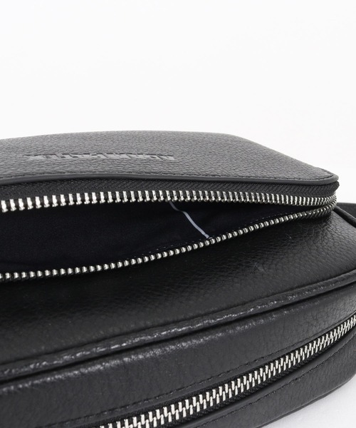 ADAM PATEK（アダムパテック）の「ADAMPATEK/shrink leather mini camera bag/レザーミニカメラバッグ（ショルダーバッグ・メンズ・ブラック・FREE）」の5枚目の写真