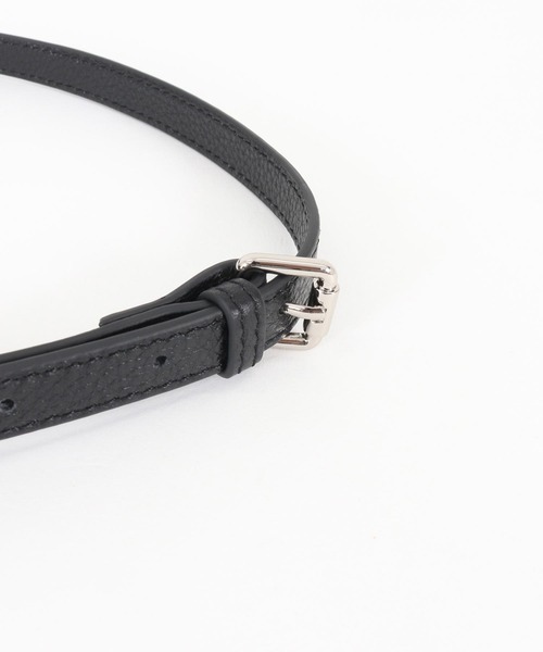 ADAM PATEK（アダムパテック）の「ADAMPATEK/shrink leather mini camera bag/レザーミニカメラバッグ（ショルダーバッグ・メンズ・ブラック・FREE）」の6枚目の写真