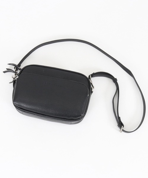 ADAM PATEK（アダムパテック）の「ADAMPATEK/shrink leather mini camera bag/レザーミニカメラバッグ（ショルダーバッグ・メンズ・ブラック・FREE）」の10枚目の写真