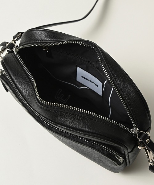 ADAM PATEK（アダムパテック）の「ADAMPATEK/shrink leather mini camera bag/レザーミニカメラバッグ（ショルダーバッグ・メンズ・ブラック・FREE）」の11枚目の写真