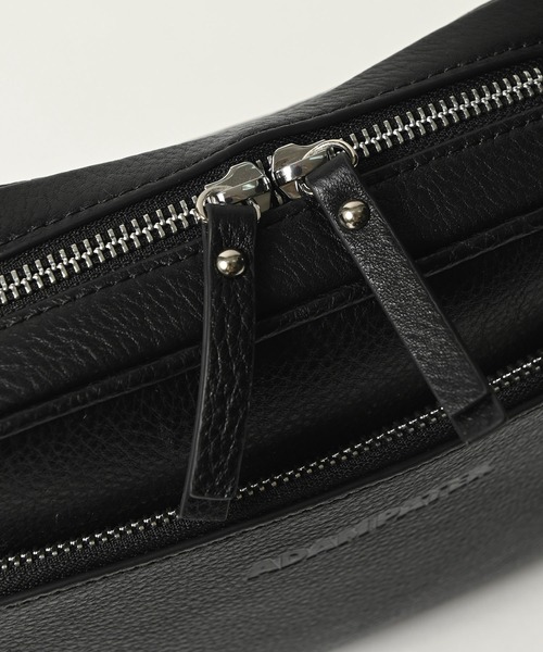 ADAM PATEK（アダムパテック）の「ADAMPATEK/shrink leather mini camera bag/レザーミニカメラバッグ（ショルダーバッグ・メンズ・ブラック・FREE）」の14枚目の写真