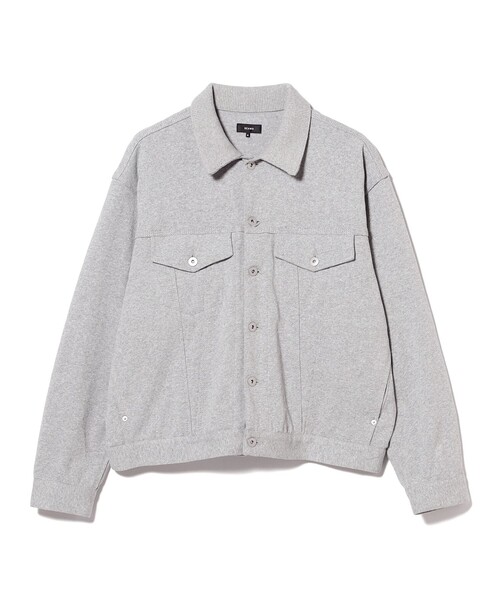 BEAMS(ビームス)の「カットソー G-ジャケット【リラックスフィット】(ブルゾン・メンズ・ブラック/グレー・L/M/XL/S)」の3枚目の写真