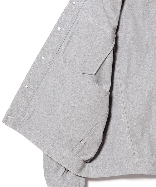BEAMS(ビームス)の「カットソー G-ジャケット【リラックスフィット】(ブルゾン・メンズ・ブラック/グレー・L/M/XL/S)」の6枚目の写真