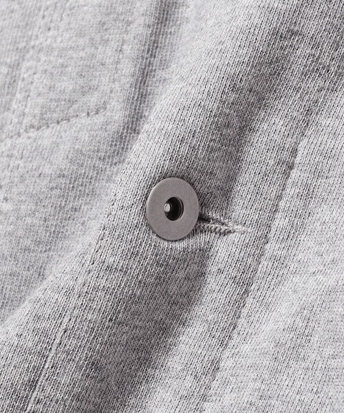 BEAMS(ビームス)の「カットソー G-ジャケット【リラックスフィット】(ブルゾン・メンズ・ブラック/グレー・L/M/XL/S)」の8枚目の写真