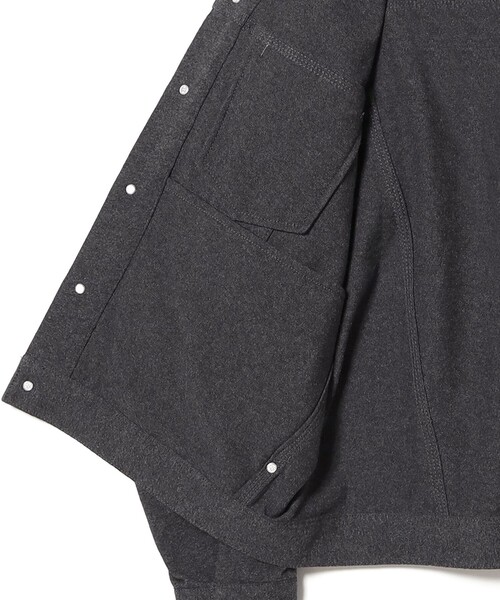 BEAMS(ビームス)の「カットソー G-ジャケット【リラックスフィット】(ブルゾン・メンズ・ブラック/グレー・L/M/XL/S)」の10枚目の写真