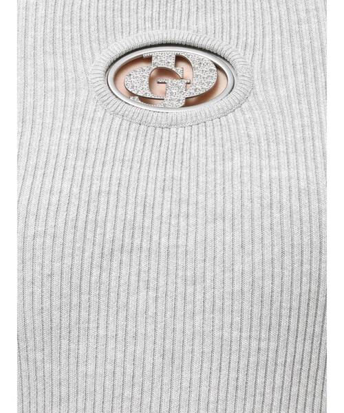 GYDA(ジェイダ)の「GD bijou MOLD LONGニットワンピース(ワンピース・レディース・ブラック/グレー・FREE)」の4枚目の写真