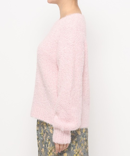 mysty woman（ミスティウーマン）の「ファンシーニット 636342（ニット/セーター・レディース・オフホワイト/グレー/ブルー/ピンク系その他・FREE）」の11枚目の写真