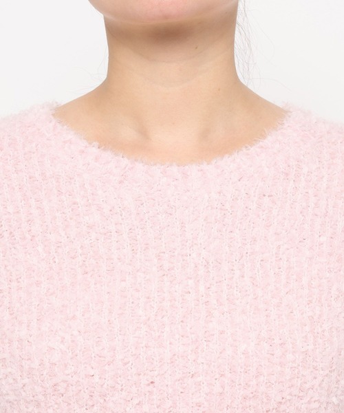 mysty woman（ミスティウーマン）の「ファンシーニット 636342（ニット/セーター・レディース・オフホワイト/グレー/ブルー/ピンク系その他・FREE）」の13枚目の写真