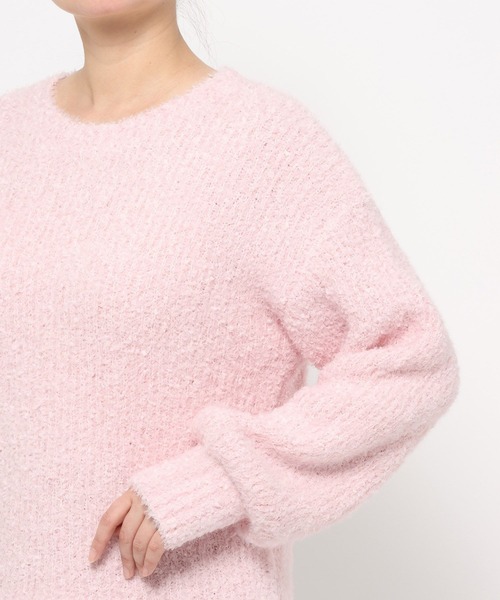 mysty woman（ミスティウーマン）の「ファンシーニット 636342（ニット/セーター・レディース・オフホワイト/グレー/ブルー/ピンク系その他・FREE）」の14枚目の写真