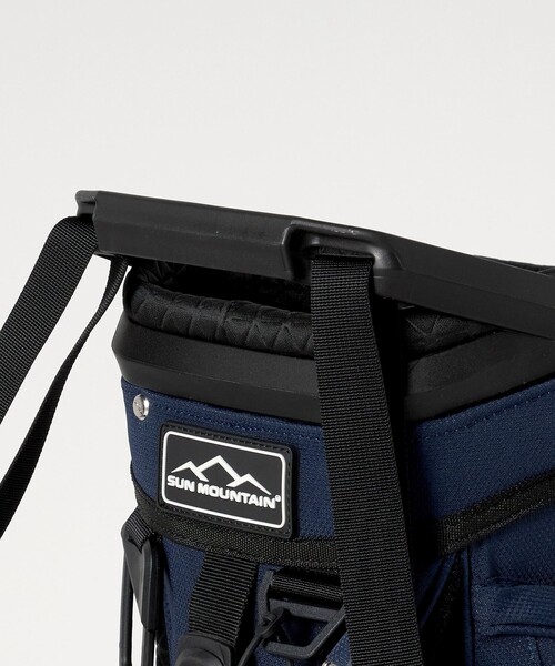 UNITED ARROWS GOLF（ユナイテッドアローズゴルフ）の「【別注】＜SUN MOUNTAIN＞スタンド キャディバッグ（ゴルフグッズ・メンズ・ブラック/ネイビー・FREE）」の5枚目の写真