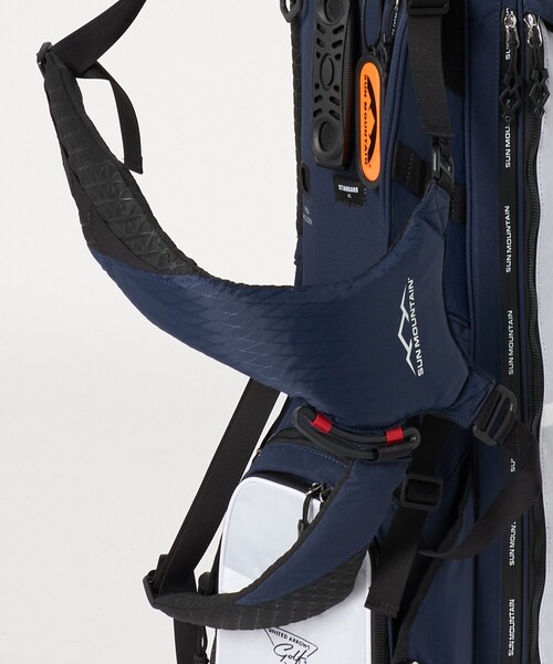 UNITED ARROWS GOLF（ユナイテッドアローズゴルフ）の「【別注】＜SUN MOUNTAIN＞スタンド キャディバッグ（ゴルフグッズ・メンズ・ブラック/ネイビー・FREE）」の9枚目の写真