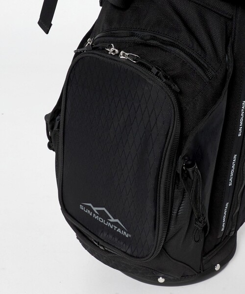 UNITED ARROWS GOLF（ユナイテッドアローズゴルフ）の「【別注】＜SUN MOUNTAIN＞スタンド キャディバッグ（ゴルフグッズ・メンズ・ブラック/ネイビー・FREE）」の4枚目の写真