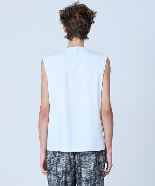 5351 POUR LES HOMMES(ゴーサンゴーイチプールオム)の「【コンビネーション】ノースリーブ Tシャツ(Tシャツ/カットソー・メンズ・ホワイト/ブラック・44/46/48/50)」の5枚目の写真