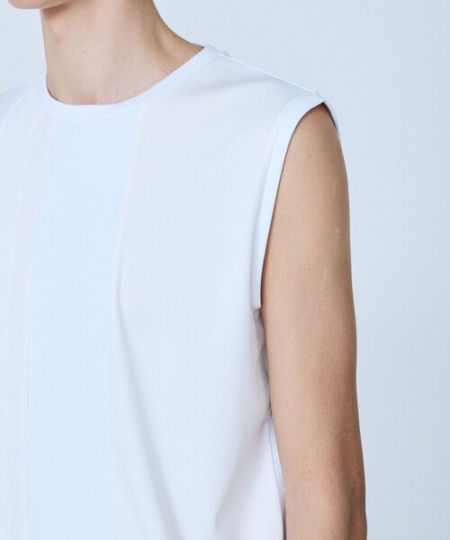 5351 POUR LES HOMMES(ゴーサンゴーイチプールオム)の「【コンビネーション】ノースリーブ Tシャツ(Tシャツ/カットソー・メンズ・ホワイト/ブラック・44/46/48/50)」の7枚目の写真