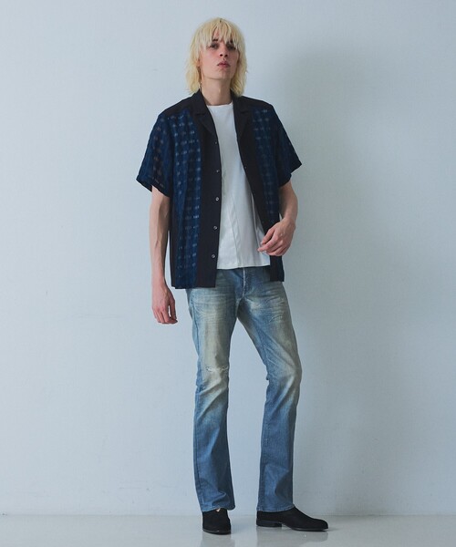5351 POUR LES HOMMES(ゴーサンゴーイチプールオム)の「【コンビネーション】ノースリーブ Tシャツ(Tシャツ/カットソー・メンズ・ホワイト/ブラック・44/46/48/50)」の11枚目の写真