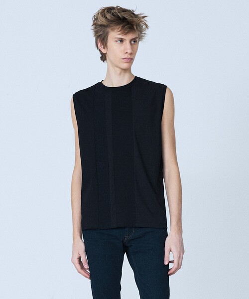 5351 POUR LES HOMMES(ゴーサンゴーイチプールオム)の「【コンビネーション】ノースリーブ Tシャツ(Tシャツ/カットソー・メンズ・ホワイト/ブラック・44/46/48/50)」の18枚目の写真
