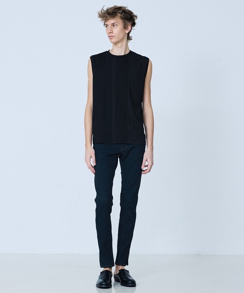 5351 POUR LES HOMMES(ゴーサンゴーイチプールオム)の「【コンビネーション】ノースリーブ Tシャツ(Tシャツ/カットソー・メンズ・ホワイト/ブラック・44/46/48/50)」の19枚目の写真