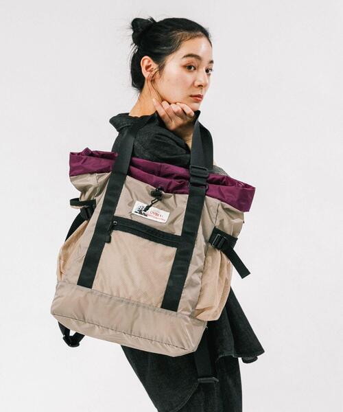 Caribou（カリブー）の「『別注』Caribou Mountaineering×EKAL　L. WEIGHT PACK TOTE（トートバッグ・レディース・グレー系その他/ブラック・FREE）」の7枚目の写真