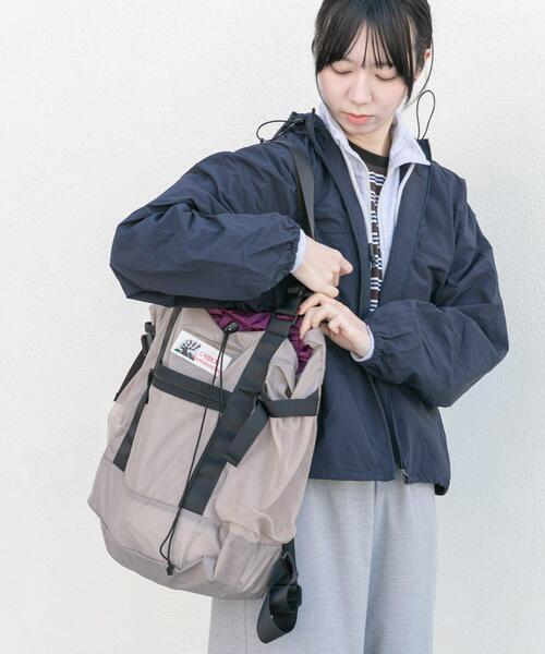 Caribou（カリブー）の「『別注』Caribou Mountaineering×EKAL　L. WEIGHT PACK TOTE（トートバッグ・レディース・グレー系その他/ブラック・FREE）」の10枚目の写真