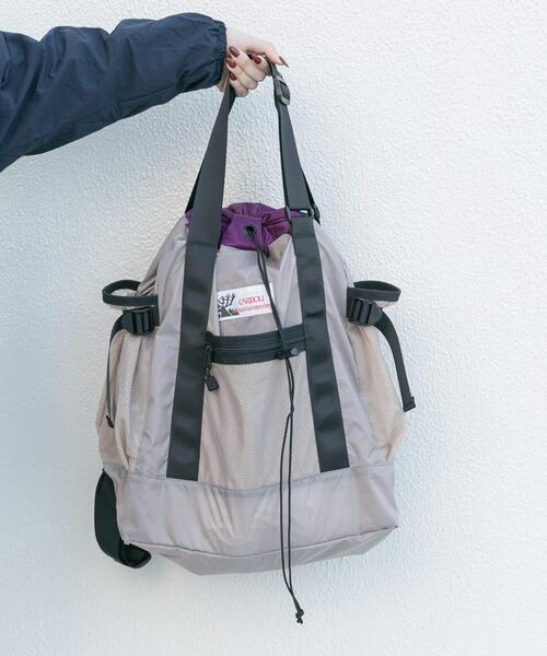 Caribou（カリブー）の「『別注』Caribou Mountaineering×EKAL　L. WEIGHT PACK TOTE（トートバッグ・レディース・グレー系その他/ブラック・FREE）」の11枚目の写真