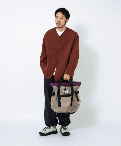 Caribou（カリブー）の「『別注』Caribou Mountaineering×EKAL　L. WEIGHT PACK TOTE（トートバッグ・レディース・グレー系その他/ブラック・FREE）」の12枚目の写真
