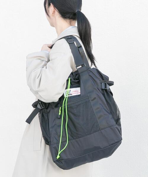 Caribou（カリブー）の「『別注』Caribou Mountaineering×EKAL　L. WEIGHT PACK TOTE（トートバッグ・レディース・グレー系その他/ブラック・FREE）」の19枚目の写真