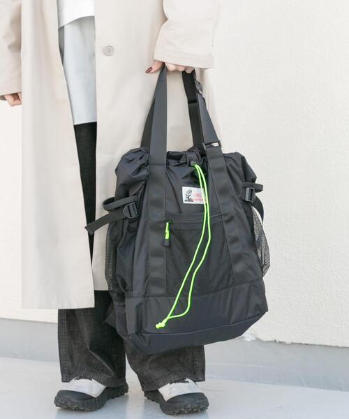 Caribou（カリブー）の「『別注』Caribou Mountaineering×EKAL　L. WEIGHT PACK TOTE（トートバッグ・レディース・グレー系その他/ブラック・FREE）」の22枚目の写真